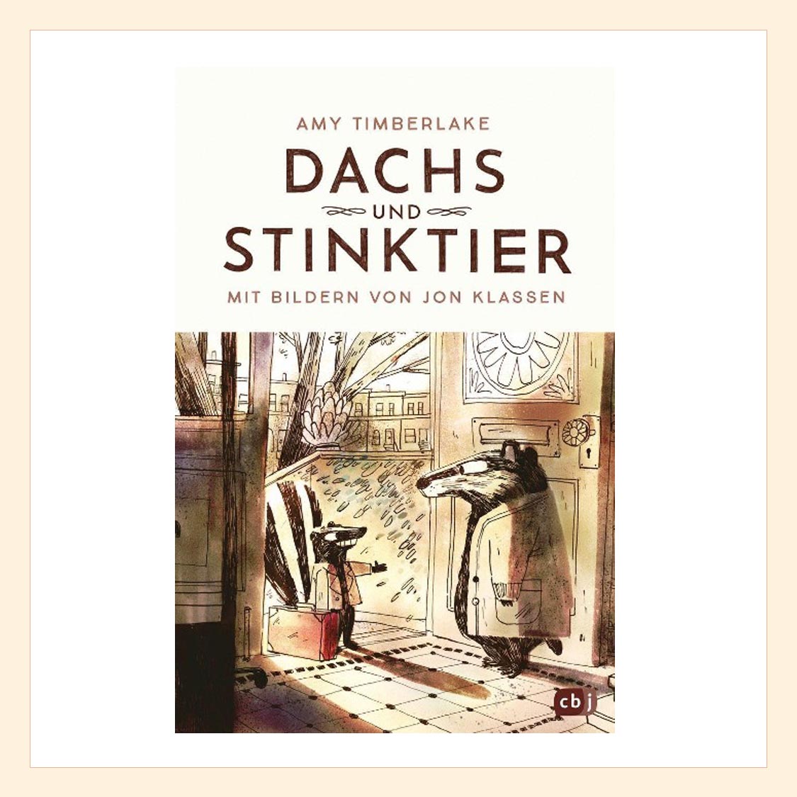 Dachs und Stinktier