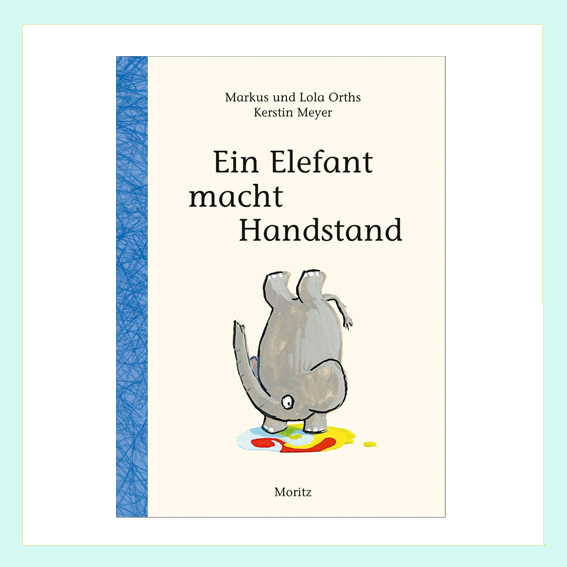 Ein Elefant macht Handstand