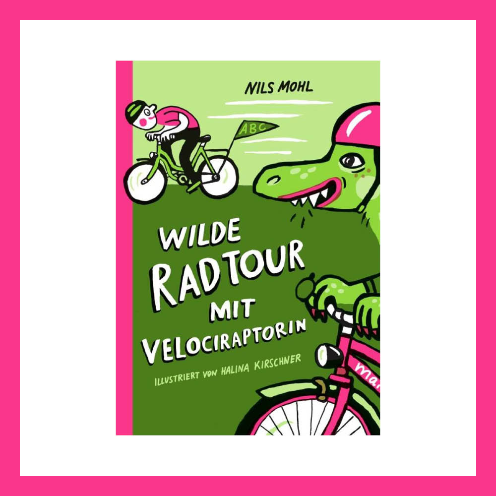 Wilde Radtour mit Velociraptorin